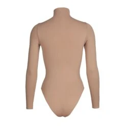 ESSENTIAL MOCK NECK LONG SLEEVE BODYSUIT | SIENNA -Deals Easy Allure Wardrobe Store HS BSB 0086 TGE BK FL NEW 1