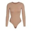 ESSENTIAL CREW NECK LONG SLEEVE BODYSUIT | SIENNA