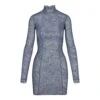 SKIMS LACE TURTLENECK DRESS | THUNDER