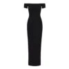 SOFT LOUNGE OFF THE SHOULDER DRESS | ONYX