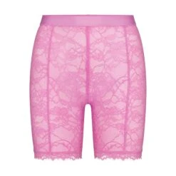 SKIMS LACE SHORT | BUBBLE GUM
