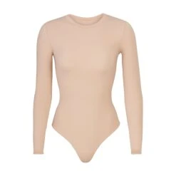 FITS EVERYBODY LONG SLEEVE CREW NECK BODYSUIT | MICA