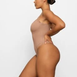 FITS EVERYBODY CORDED LACE CAMI BODYSUIT | SIENNA -Deals Easy Allure Wardrobe Store SKIMS BODYSUIT BD THG 4127 FA SIE 0008 SD