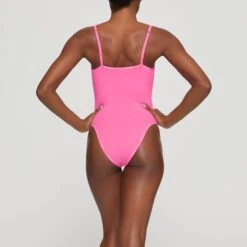 COTTON LOGO BODYSUIT | SUGAR PINK -Deals Easy Allure Wardrobe Store SKIMS BODYSUIT BS BDY 2005 HB PIN 0012 BK