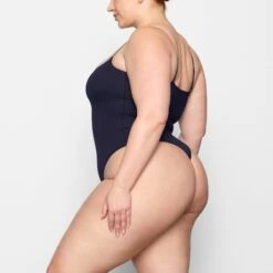 FITS EVERYBODY CAMI BODYSUIT | NAVY -Deals Easy Allure Wardrobe Store SKIMS BODYSUIT BS BST 0066 DC NVY 0008 SD