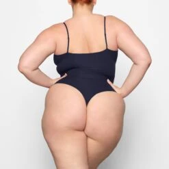 FITS EVERYBODY CAMI BODYSUIT | NAVY -Deals Easy Allure Wardrobe Store SKIMS BODYSUIT BS BST 0066 DC NVY 0014 BK