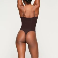 FITS EVERYBODY CAMI BODYSUIT | ESPRESSO -Deals Easy Allure Wardrobe Store SKIMS BODYSUIT BS BST 0066 KB ESP 0014 BK