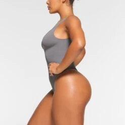 SOFT SMOOTHING THONG BODYSUIT | PACIFIC -Deals Easy Allure Wardrobe Store SKIMS BODYSUIT BS BST 0181 NA PAC 0008 SD