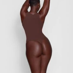 FITS EVERYBODY HIGH NECK BODYSUIT | COCOA -Deals Easy Allure Wardrobe Store SKIMS BODYSUIT BS BST 0232 AN COA BK cba9865d 960d 4f53 928e 829623bec6e0