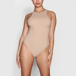 FITS EVERYBODY HIGH NECK BODYSUIT | CLAY -Deals Easy Allure Wardrobe Store SKIMS BODYSUIT BS BST 0232 AO CLY FR 1da69611 3141 4465 8d62 e82bc185ce1a