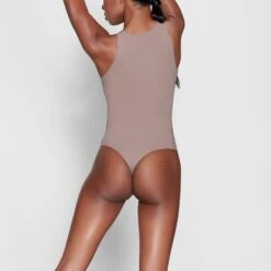 FITS EVERYBODY HIGH NECK BODYSUIT | UMBER -Deals Easy Allure Wardrobe Store SKIMS BODYSUIT BS BST 0232 AR UMB BK 43fc68db 7fd1 4f03 a3da 750b5425b992