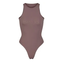 FITS EVERYBODY HIGH NECK BODYSUIT | UMBER