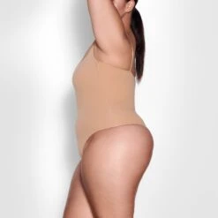 FITS EVERYBODY CAMI BODYSUIT | OCHRE -Deals Easy Allure Wardrobe Store SKIMS BODYSUIT BS BST 066 AQ OCH SD