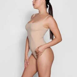 FITS EVERYBODY SQUARE NECK BODYSUIT | CLAY -Deals Easy Allure Wardrobe Store SKIMS BODYSUIT BS SCN 0294 AO CLY SD 08ba3ea2 9839 427d a985 c49e939eb5e4