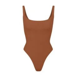 FITS EVERYBODY SQUARE NECK BODYSUIT | BRONZE
