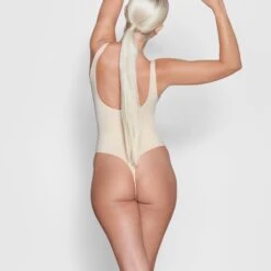 FITS EVERYBODY SQUARE NECK BODYSUIT | SAND -Deals Easy Allure Wardrobe Store SKIMS BODYSUITBS SCN 0294 AP SND BK 473dc409 5c77 4726 b797 e497e7164ef0