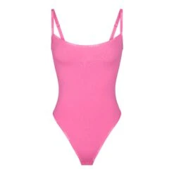 COTTON LOGO BODYSUIT | SUGAR PINK