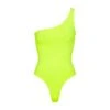 ESSENTIAL ONE SHOULDER BODYSUIT | HIGHLIGHTER