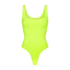 ESSENTIAL SCOOP NECK BODYSUIT | HIGHLIGHTER