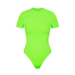 ESSENTIAL T-SHIRT BODYSUIT | NEON GREEN