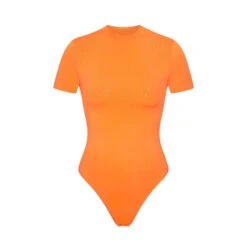 ESSENTIAL T-SHIRT BODYSUIT | ORANGE HIGHLIGHTER