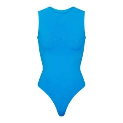 ESSENTIAL CREW NECK SLEEVELESS BODYSUIT | MYKONOS