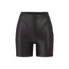 FAUX LEATHER BIKER SHORT | SOOT
