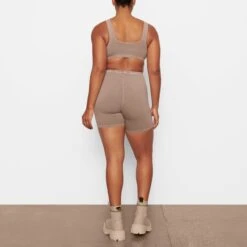 X-OUTDOOR BIKE SHORT | DESERT -Deals Easy Allure Wardrobe Store SKIMS LOUNGEWEAR AP BKS 1081 FK DES BK
