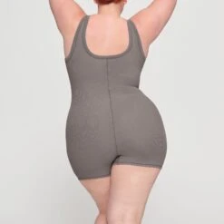 COTTON RIB ONESIE | SMOKE -Deals Easy Allure Wardrobe Store SKIMS LOUNGEWEAR AP BSS 1490 HC SMK 0015 BK 1dc49daf c22c 448f 9693 920cc3a64086