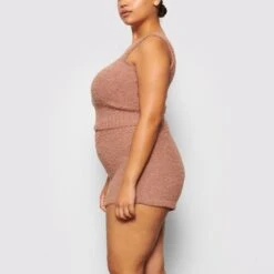 COZY KNIT SHORT | ROSE CLAY -Deals Easy Allure Wardrobe Store SKIMS LOUNGEWEAR AP BTM 0141 CK RSE SD