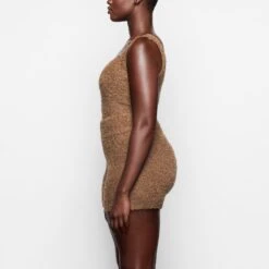 COZY KNIT SHORT | CAMEL -Deals Easy Allure Wardrobe Store SKIMS LOUNGEWEAR AP BTM 0141 U CML SD