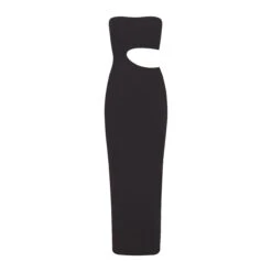 FITS EVERYBODY CUT OUT LONG DRESS | ONYX