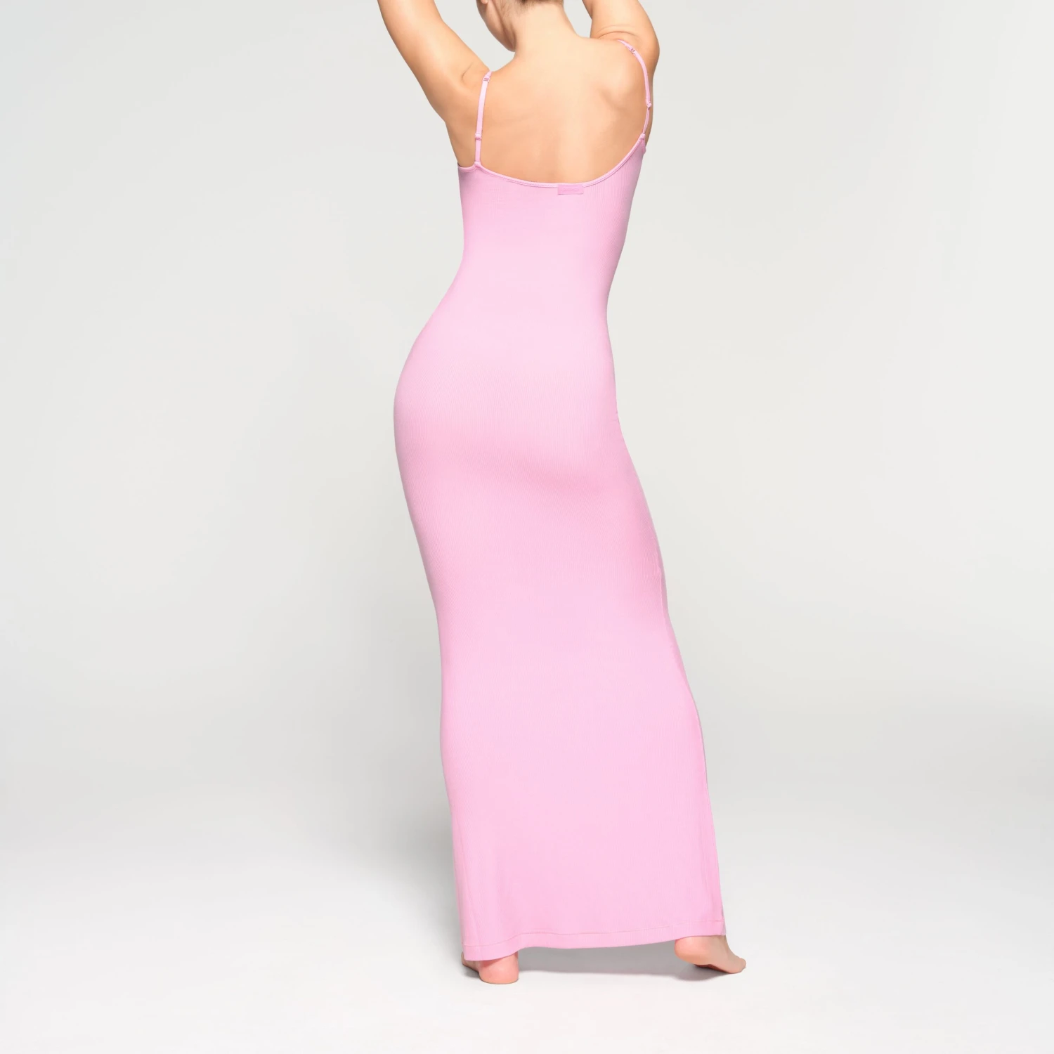SOFT LOUNGE LONG SLIP DRESS | COTTON CANDY 4 SOFT LOUNGE LONG SLIP DRESS | COTTON CANDY - Image 4