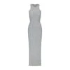 SOFT LOUNGE SHIMMER RACERBACK DRESS | HEATHER GREY