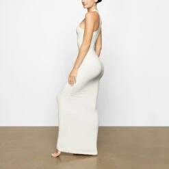 SOFT LOUNGE SHIMMER RACERBACK DRESS | MARBLE -Deals Easy Allure Wardrobe Store SKIMS LOUNGEWEAR AP DRS 2119 XD MBF 0009 SD