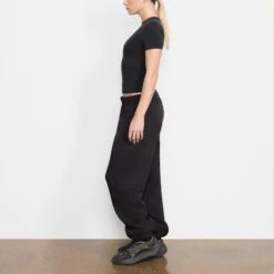 OUTDOOR FLEECE JOGGER | SOOT -Deals Easy Allure Wardrobe Store SKIMS LOUNGEWEAR AP JOG 1037 LB SOT SD