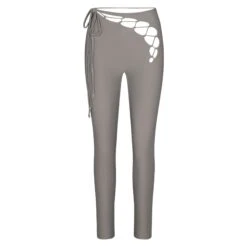LACE UP LEGGING | CHROME