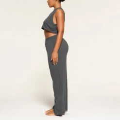 BOYFRIEND LOOSE PANT | ASH -Deals Easy Allure Wardrobe Store SKIMS LOUNGEWEAR AP PNT 1371 PA ASH 0008