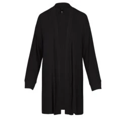 SOFT LOUNGE ROBE | ONYX -Deals Easy Allure Wardrobe Store SKIMS LOUNGEWEAR AP RBE 0345 ONX FL OPEN
