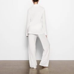 SOFT LOUNGE SLEEP SET | MARBLE -Deals Easy Allure Wardrobe Store SKIMS LOUNGEWEAR AP SET 0600 OC MBL BK