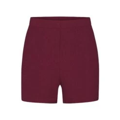 SOFT LOUNGE SHORT SLEEP SET | WINE -Deals Easy Allure Wardrobe Store SKIMS LOUNGEWEAR AP SET 2519 WNE B