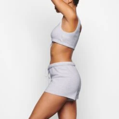 COTTON FLEECE SHORT | LIGHT HEATHER GREY -Deals Easy Allure Wardrobe Store SKIMS LOUNGEWEAR AP SHO 0835 TD LHG 0030 SD b97280b9 139c 4a8b 9d9e eaa44e6a57e6
