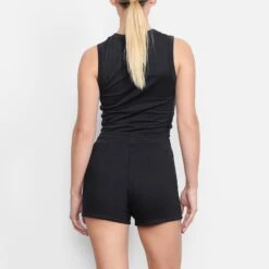 OUTDOOR FLEECE SHORT | SOOT -Deals Easy Allure Wardrobe Store SKIMS LOUNGEWEAR AP SHO 0840 LB SOT BK