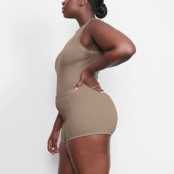 OUTDOOR FLEECE SHORT | DESERT -Deals Easy Allure Wardrobe Store SKIMS LOUNGEWEAR AP SHO 0840 LD DES SD