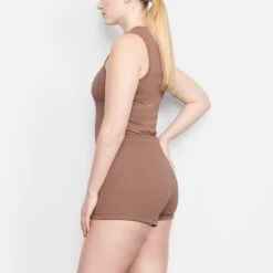 OUTDOOR FLEECE SHORT | TIGERS EYE -Deals Easy Allure Wardrobe Store SKIMS LOUNGEWEAR AP SHO 0840 LF TGE SD