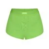 COTTON RIB SHORT | NEON GREEN