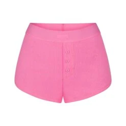 COTTON RIB SHORT | SUGAR PINK