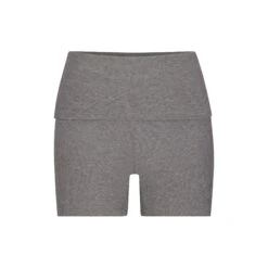 SOFT LOUNGE FOLD OVER SHORT | HEATHER GREY