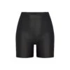FAUX LEATHER BIKE SHORT | ONYX