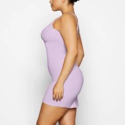 FITS EVERYBODY SLIP DRESS | SUGAR PLUM -Deals Easy Allure Wardrobe Store SKIMS LOUNGEWEAR AP SLP 0651 WD SGP 2049 SD
